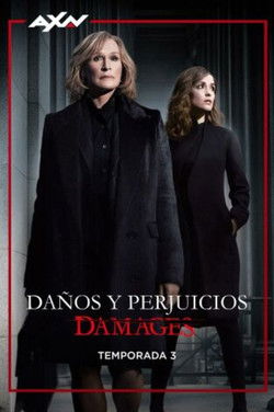 Póster de la temporada 3 de la serie Daños y perjuicios