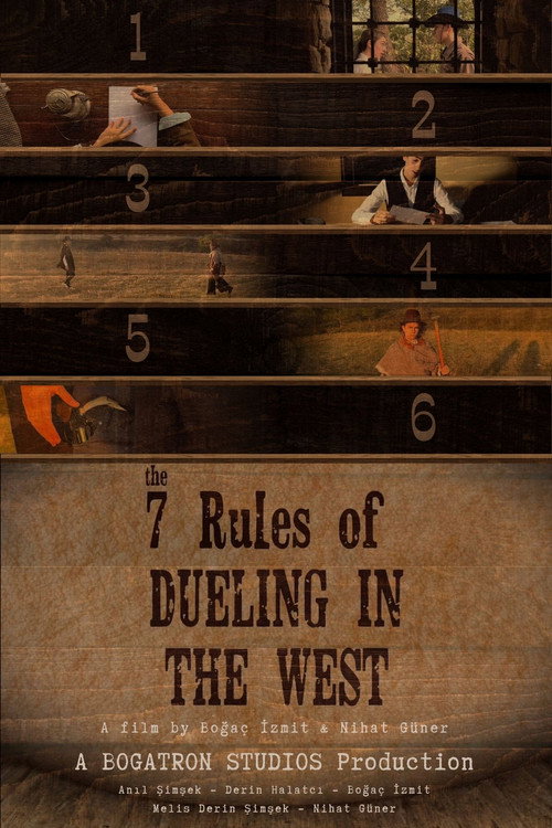 Cartell de the 7 Rules of DUELING IN THE WEST
