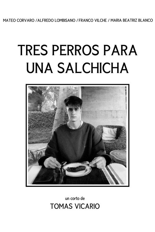 Póster oficial de Tres Perros Para Una Salchicha (2022) - Comedy