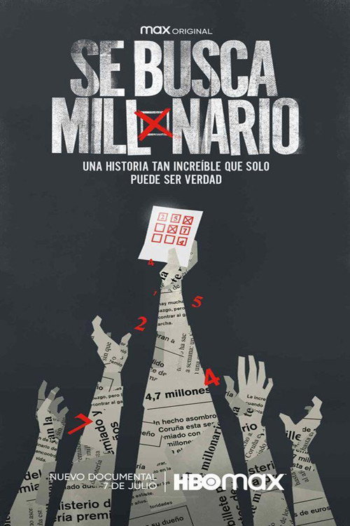 Póster oficial de Se busca millonario (2023) - Documentary