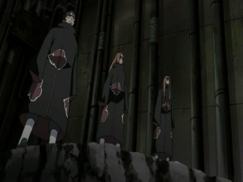 Escena del episodio 132 de la temporada 6 de la serie Naruto Shippuden
