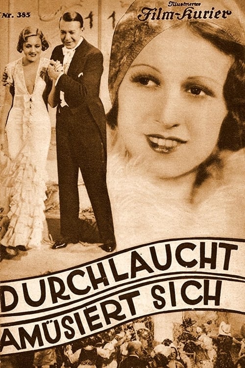 Poster Durchlaucht amüsiert sich 1932