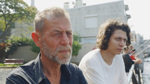 The Leaf Covered in Hoarfrost