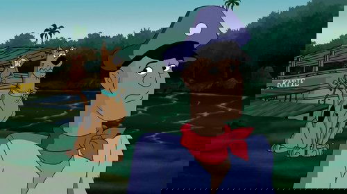 Escena del episodio 8 de la temporada 1 de la serie ¿Qué hay de nuevo, Scooby-Doo?