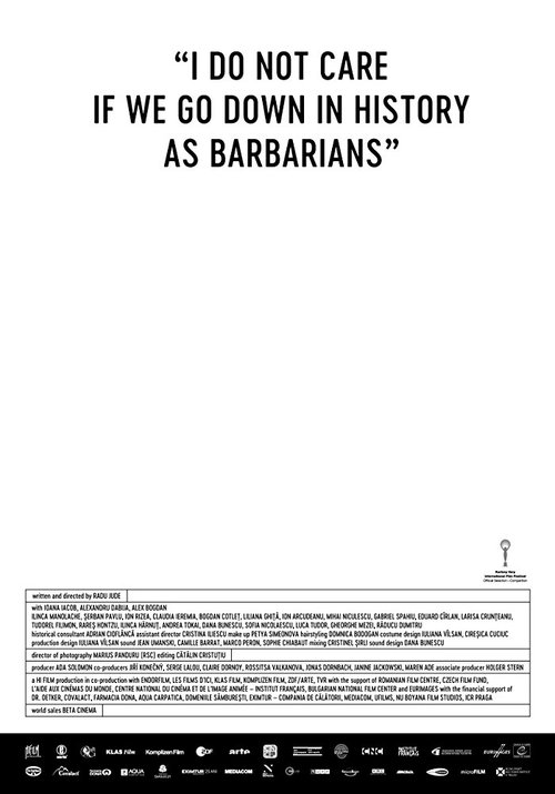 Voir $ I Do Not Care If We Go Down in History as Barbarians Film en
Streaming Entier