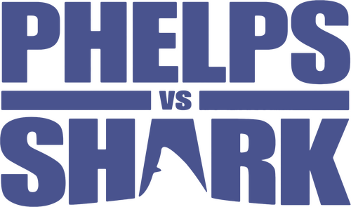 Phelps vs Shark logo