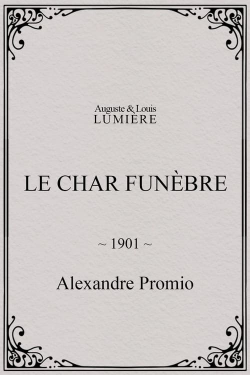 Poster Le char funèbre 1901