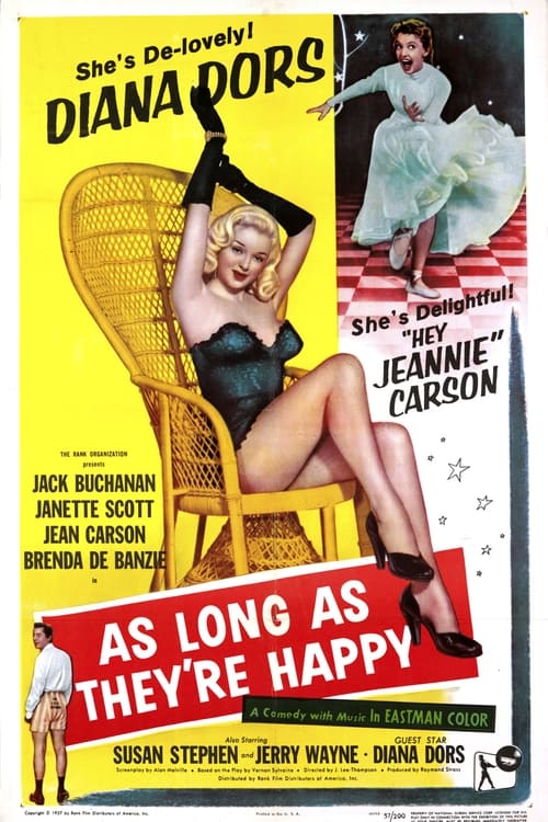 Poster As Long as They're Happy 1955