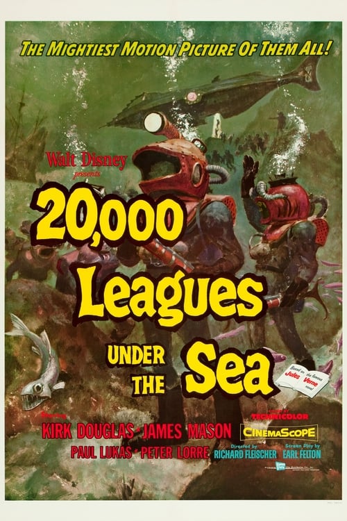 Grootschalige poster van 20,000 Leagues Under the Sea