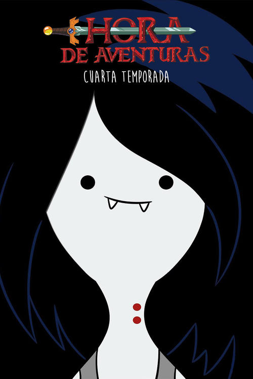 Ver temporada 4 de Hora de aventuras Póster de la temporada 4 de la serie Hora de aventuras
