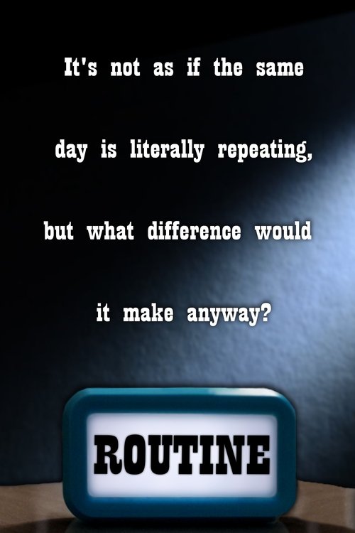 Routine movie poster player