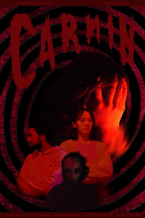Pôster oficial de Carmin (2025) - Terror