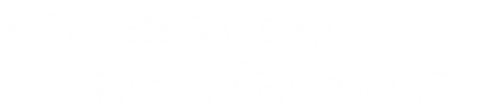 A Chinese Odyssey: Part One — Pandora’s Box