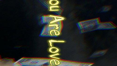 YOU ARE Loved Backdrop Blur