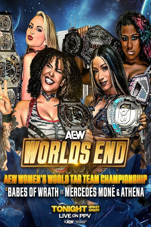 AEW Worlds End 2025 poster