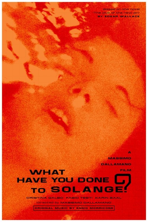 What Have You Done to Solange? poster
