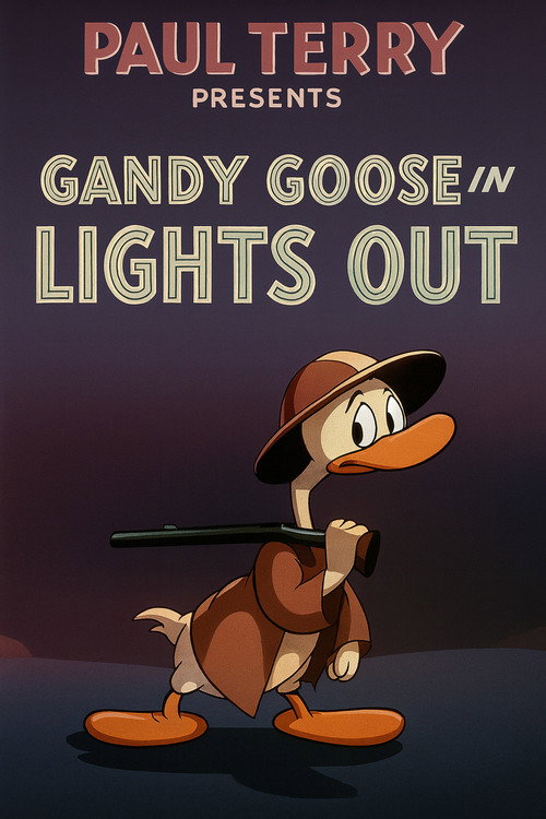 Póster oficial de Lights Out (1942) - Animation