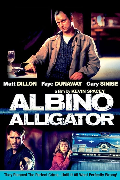 Grootschalige poster van Albino Alligator