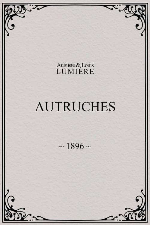 Autruches (1896) poster