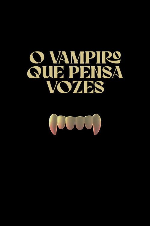 Póster oficial de O Vampiro Que Pensa Vozes (2022)