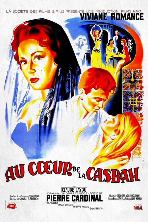 Poster Au cœur de la Casbah 1952