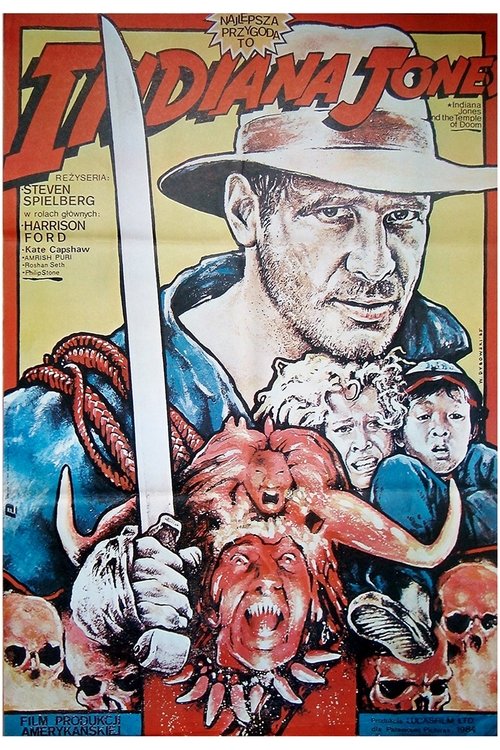 plakat Indiana Jones i Świątynia Zagłady cały film plakat Indiana Jones i Świątynia Zagłady cały film