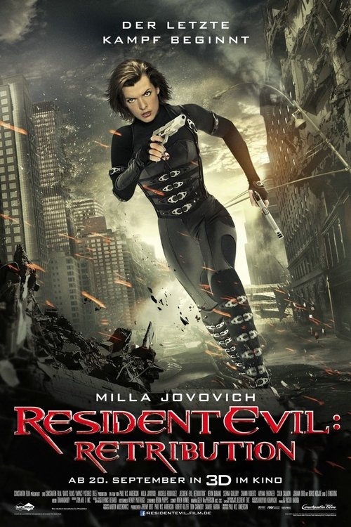 Resident Evil V Retribution poster