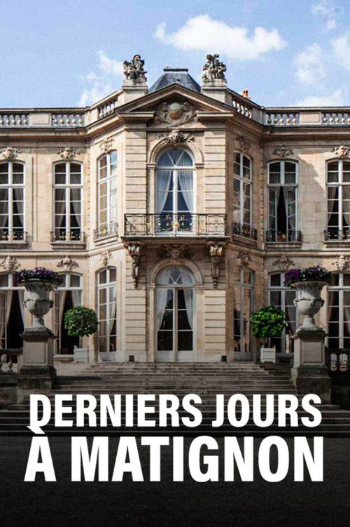Derniers jours à Matignon poster
