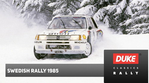 Rally Sweden 1985 Backdrop Blur