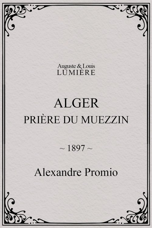 Alger : prière du muezzin