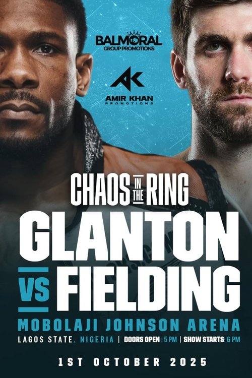Poster for Brandon Glanton vs. Rocky Fielding (2025)