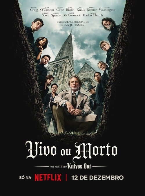 Pôster de Vivo ou Morto: Um Mistério Knives Out