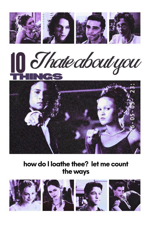 10 Things I Hate About You poster