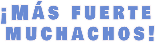 ...più forte ragazzi!