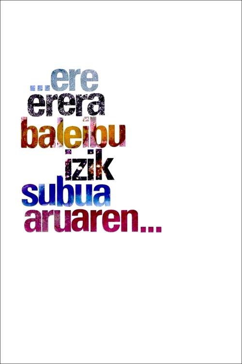 Poster for … ere erera baleibu izik subua aruaren…