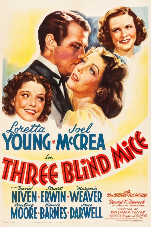 Three Blind Mice (1938) poster