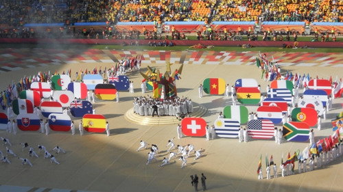 FIFA 2010 South Africa World Cup Opening Ceremony Backdrop Blur