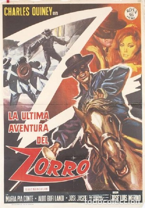 La última aventura del Zorro movie poster player
