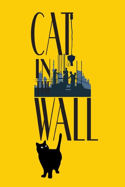 Grootschalige poster van Cat in the Wall