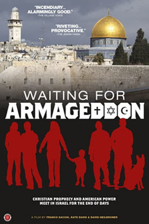 America's 50-million strong Evangelical community is convinced that the world's future is foretold in Biblical prophecy - from the Rapture to the Battle of Armageddon. This astonishing documentary explores their world - in their homes, at conferences, and on a wide-ranging tour of Israel. By interweaving Christian, Zionist, Jewish and critical perspectives along with telling archival materials, the filmmakers probe the politically powerful - and potentially explosive - alliance between Evangelical Christians and Israel...an alliance that may set the stage for what one prominent Evangelical leader calls 