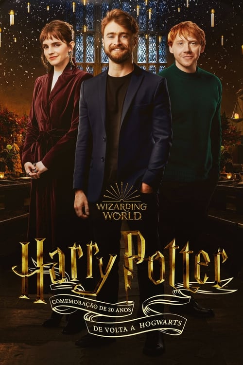 Poster do filme Comemoração de 20 anos de Harry Potter: De Volta a Hogwarts