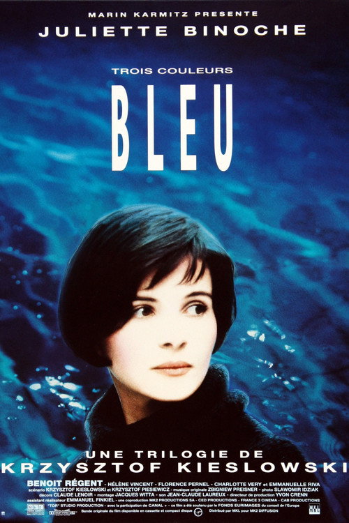 Three Colors: Blue poster