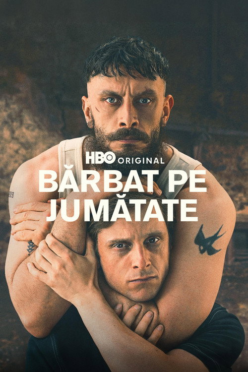 Bărbat pe jumătate