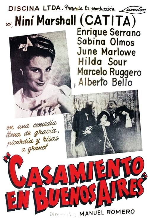 Poster Casamiento en Buenos Aires 1940