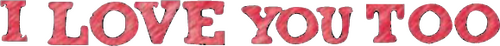 I Love You Too