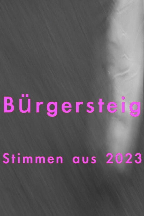 Bürgersteig - Stimmen aus 2023 official trailer poster