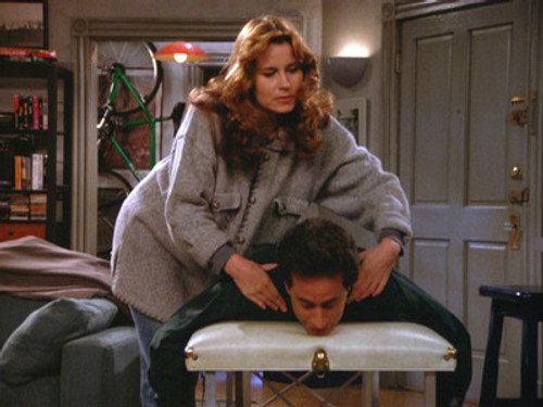Seinfeld S05E09 — The Masseuse episode still