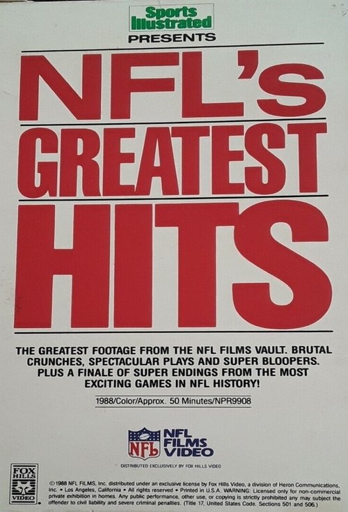 Where to stream Sports Illustrated Presents NFL's Greatest Hits (1988
