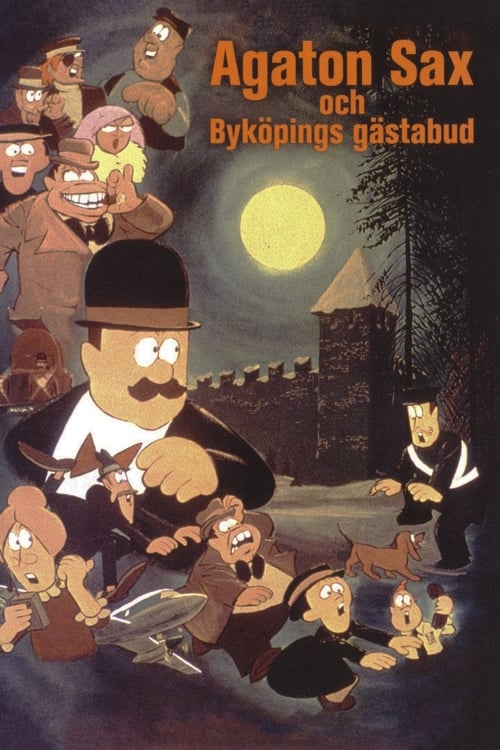 Agaton Sax och Byköpings gästabud (1976) poster