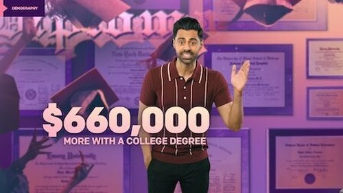 Escena del episodio 6 de la temporada 6 de la serie Patriot Act with Hasan Minhaj